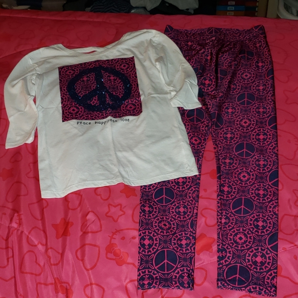 💖🆕️w/o tags Awesome Justice legging set✌